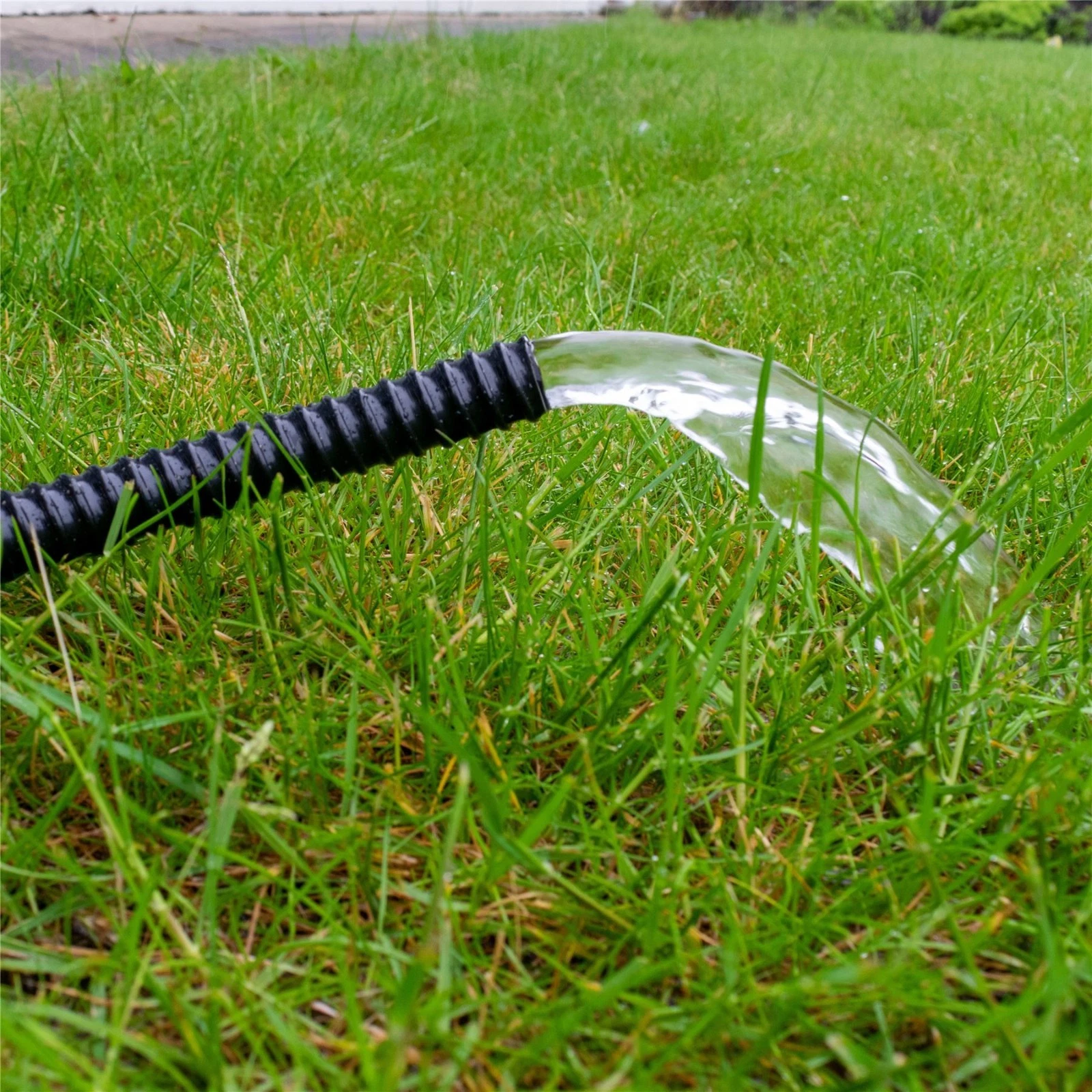 Black Corrugated Flexible Pond Hose Pipe Smooth Bore Ribbed High-Grade PVC Coil Overview